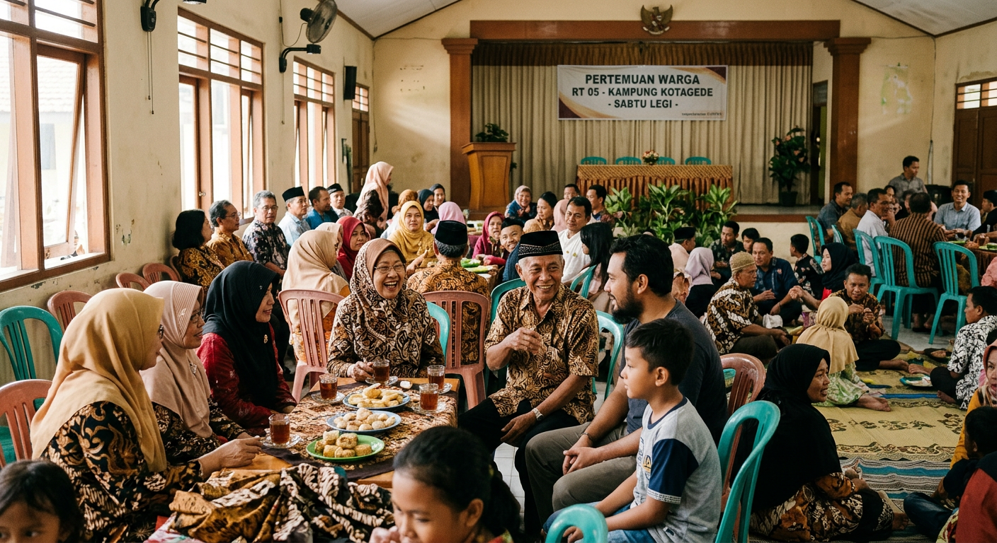 Pertemuan komunitas LIVESGP MALUKU - masyarakat Indonesia berkumpul bersama